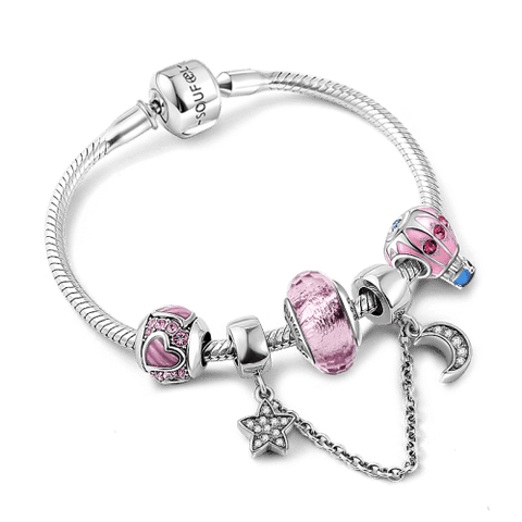 Memory For Love Complete Charm Bracelet Silver