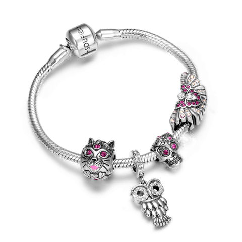 Special Skull Bracelet Silver